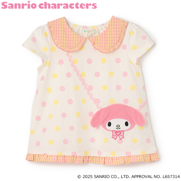 【MY MELODY／KUROMI】ポシェットTシャツ
