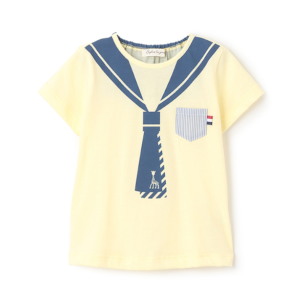 セーラープリント半袖Tシャツ
