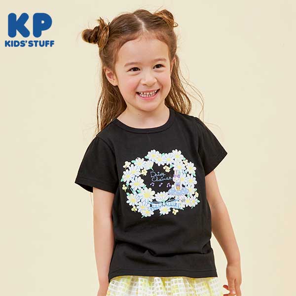 デイジーうさぎ半袖Tシャツ(110～130)