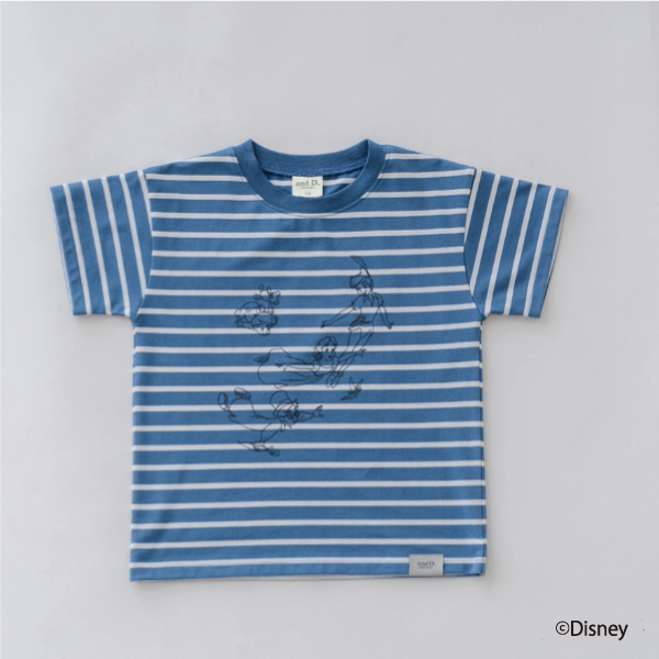 【Disney】ピーター・パン/発砲プリント半袖Tシャツ