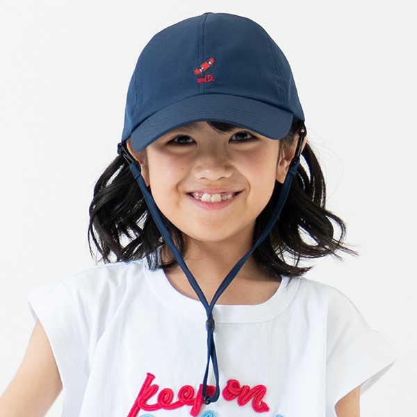 コード付き刺繍CAP