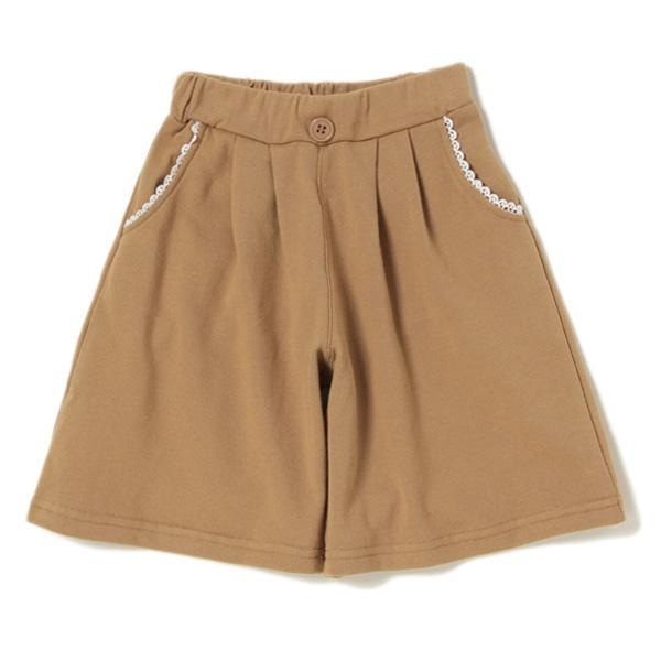 スカラップレースつきガウチョパンツ