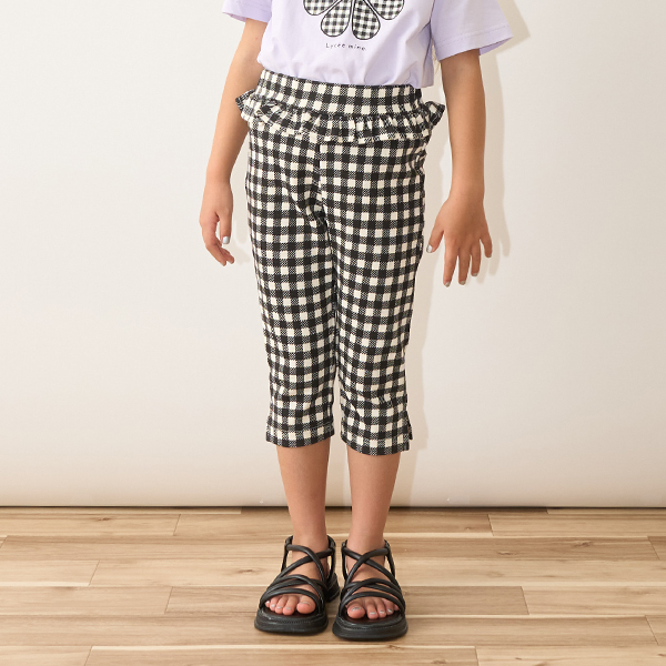 【大人気カラー再入荷】【ともパン】サイドスリット7分丈カプリパンツ