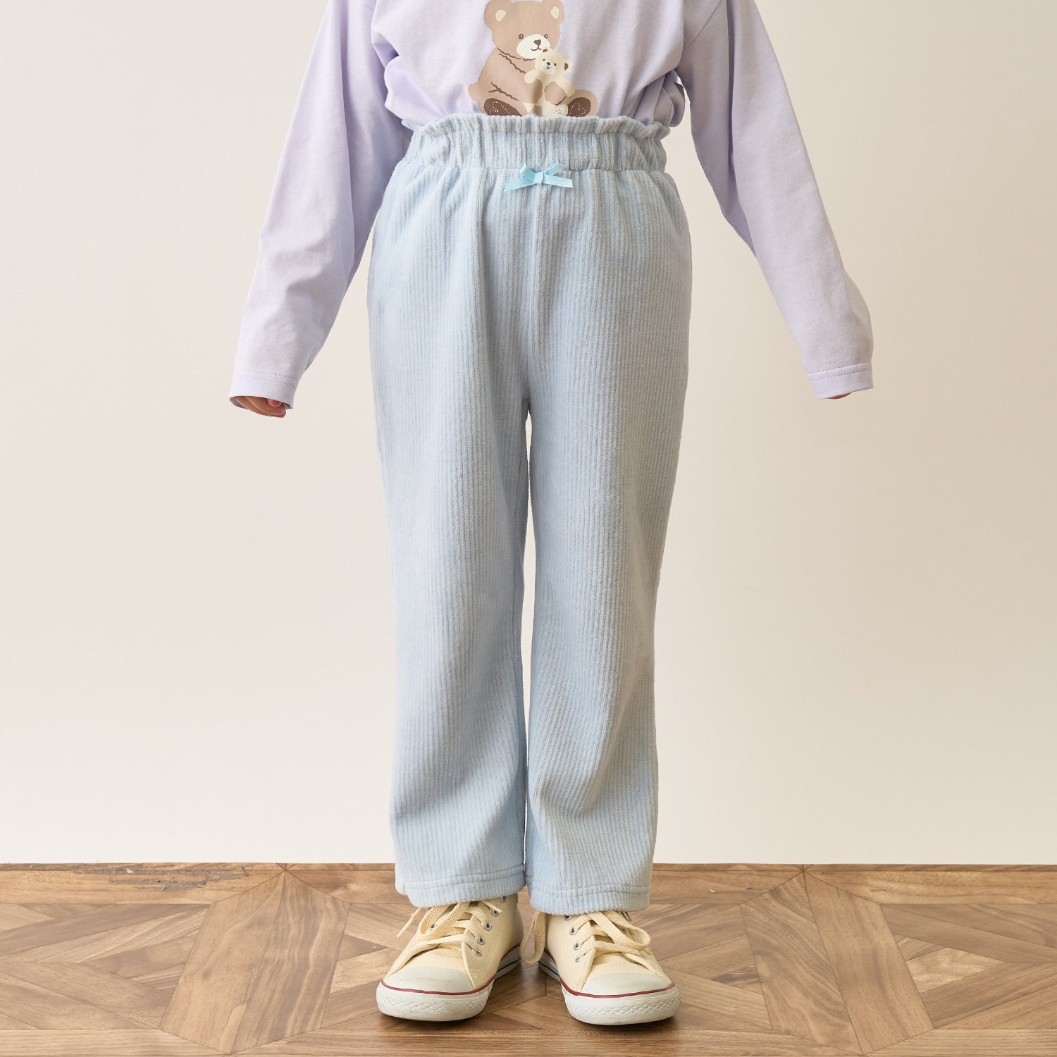 やみつきになる履き心地ニットコールパンツ