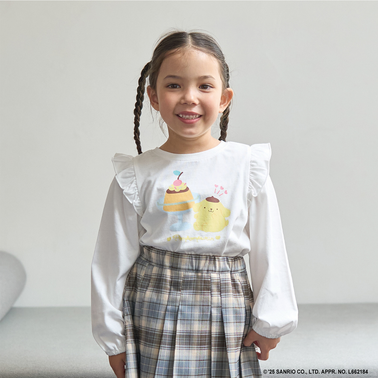【予約商品】【サンリオキャラクターズ】【どちらが前でもOK】【ソフトコットン】Tシャツ