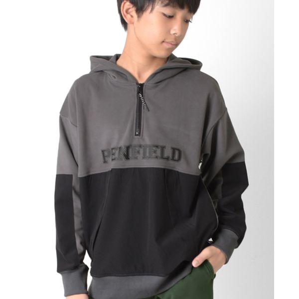 【penfield】マイクロフリース・ハーフジップパーカー