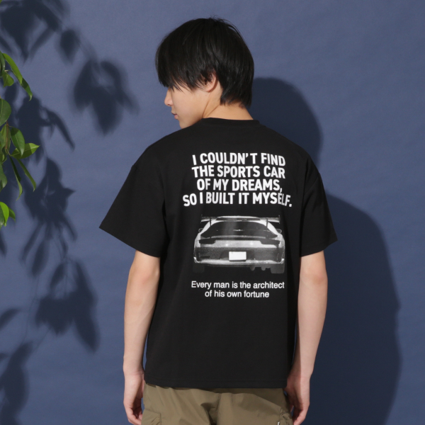 【防虫加工】バックCARフォトプリント半袖Tシャツ