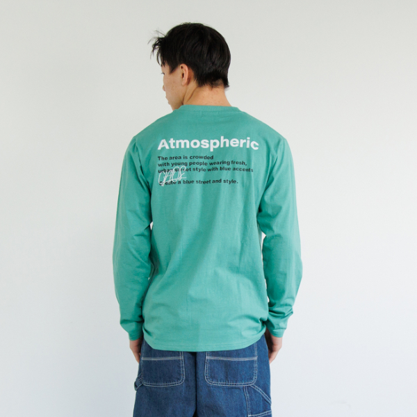 【大人向けサイズあり】【プチプラ】バックロゴ長袖Tシャツ