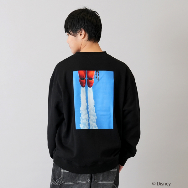 【大人向けサイズあり】【DISNEY】BAYMAX / バックフォトプリントトレーナー