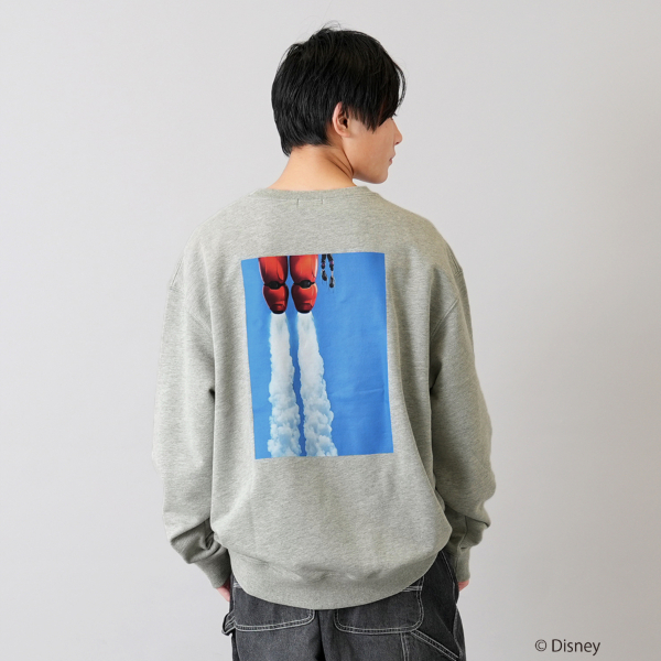 【大人向けサイズあり】【DISNEY】BAYMAX / バックフォトプリントトレーナー