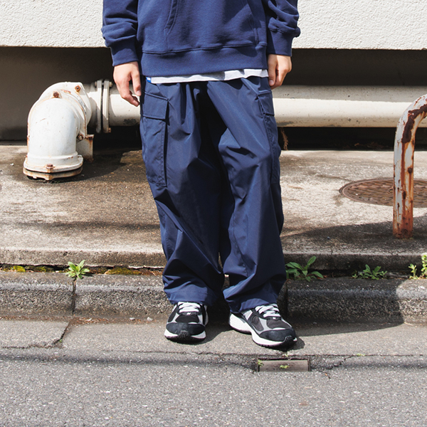 【大人向けサイズあり】【Easycare】ポリストレッチ・カーゴパンツ