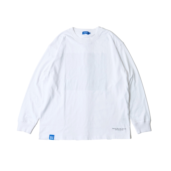 バックフォトプリント長袖Tシャツ