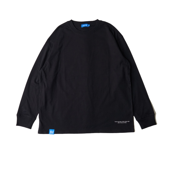 バックフォトプリント長袖Tシャツ