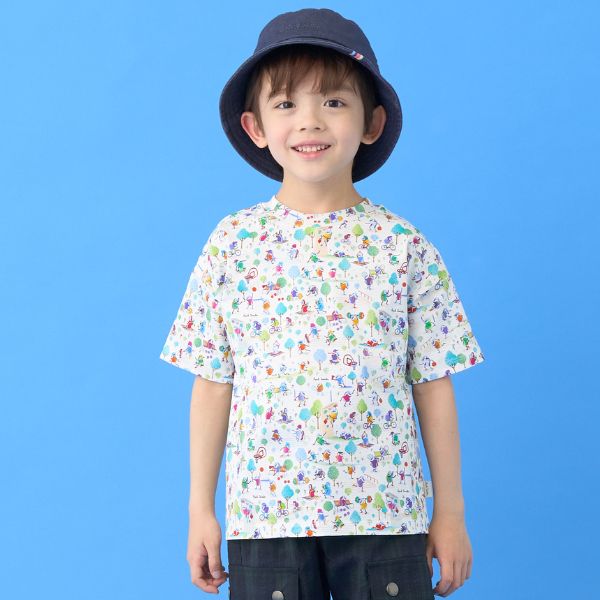 総柄半袖Tシャツ