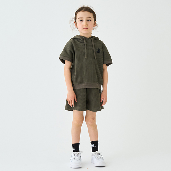 ワッフルカットショートパンツ