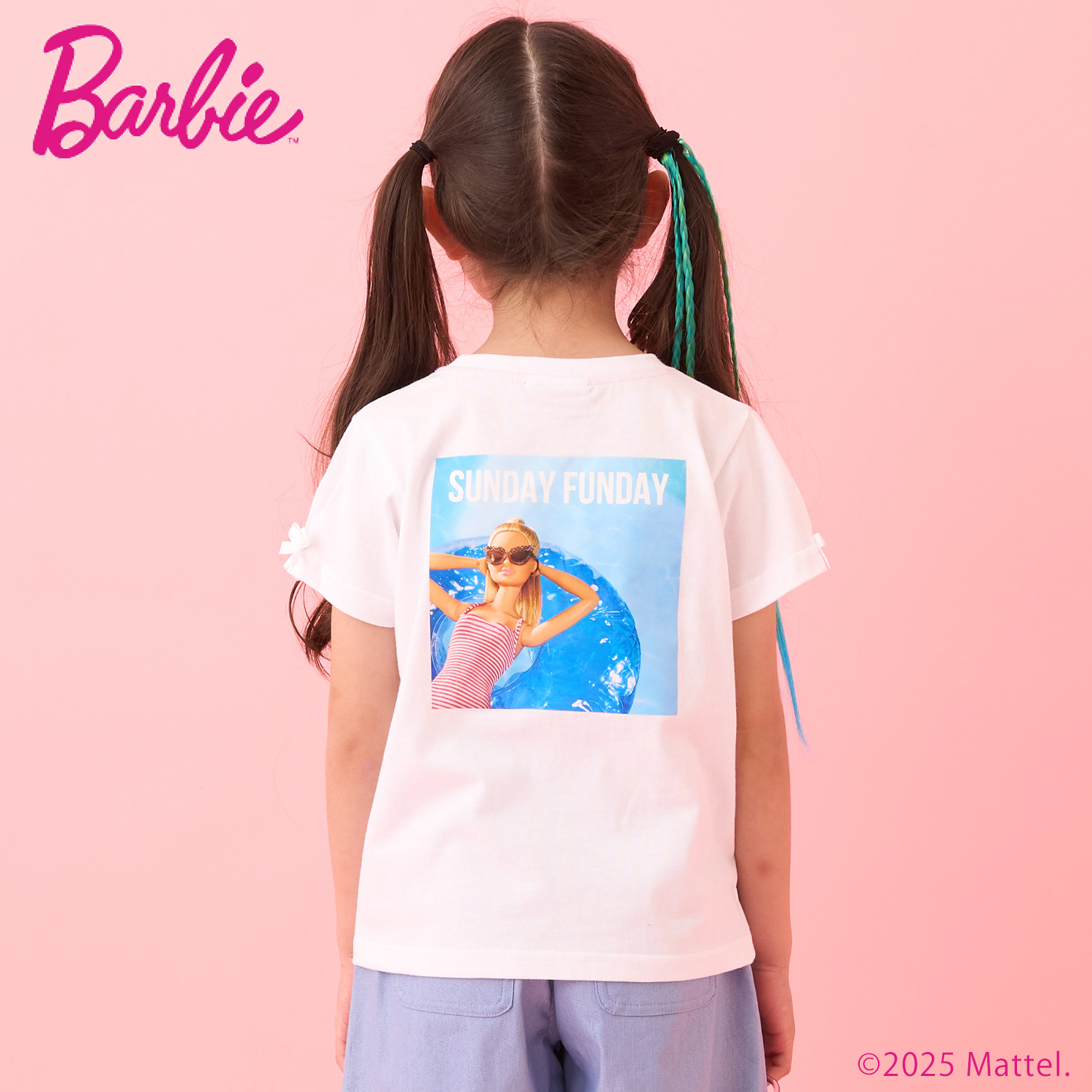 【Barbie】袖タックTシャツ