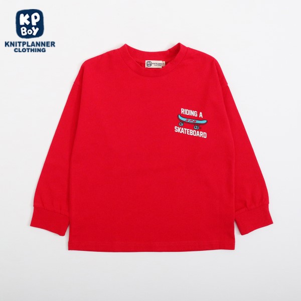 KPBOY くまプリント長袖Ｔシャツ(80～90)