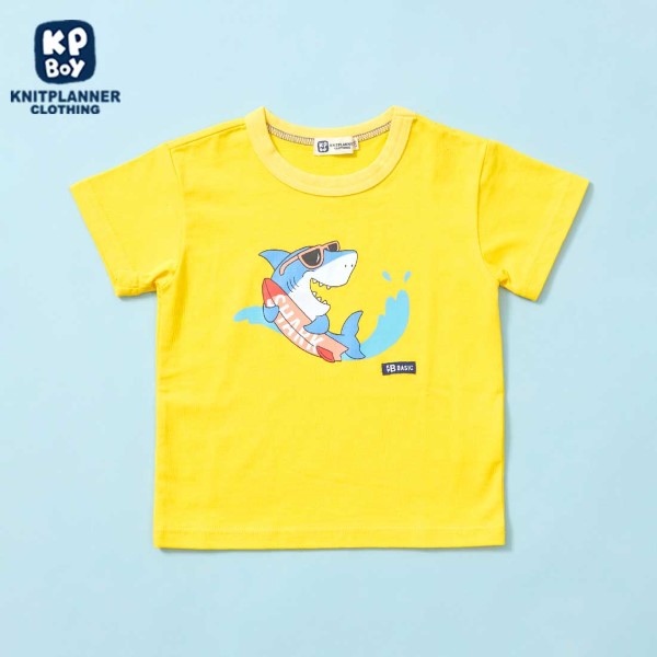 KPBOY(ケーピーボーイ)サメプリント半袖Tシャツ