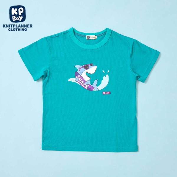 KPBOY(ケーピーボーイ)サメプリント半袖Tシャツ