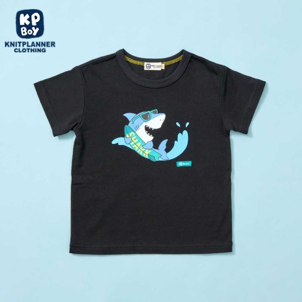 KPBOY(ケーピーボーイ)サメプリント半袖Tシャツ