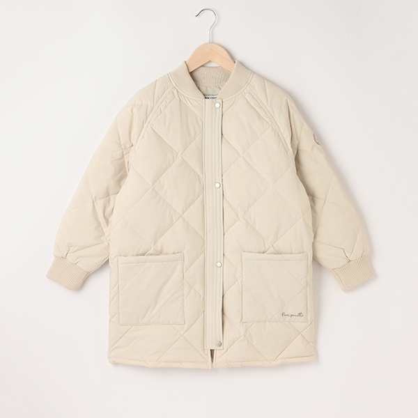 【人気商品再入荷】【直営店で取り扱い無し】【撥水】【家庭洗濯可】リブキルティングコート