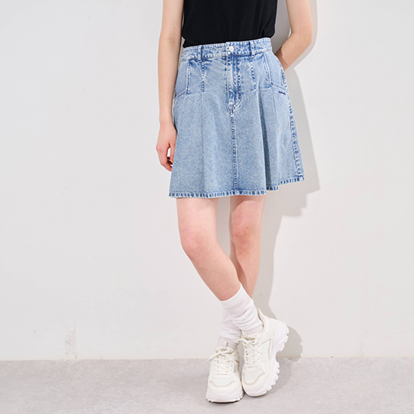 【接触冷感】タックスカート×インパンセット