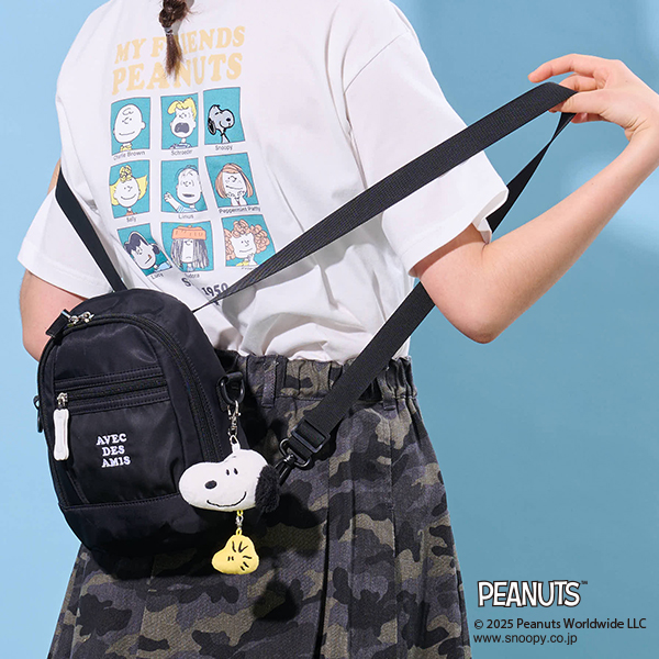【PEANUTS】リュック＆ショルダー2WAYバッグ