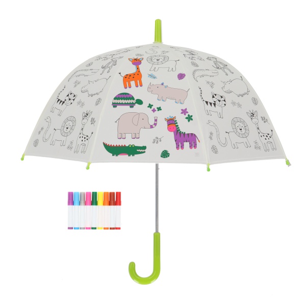 【湘南インターナショナル】【傘】Colour in umbrella   jungle