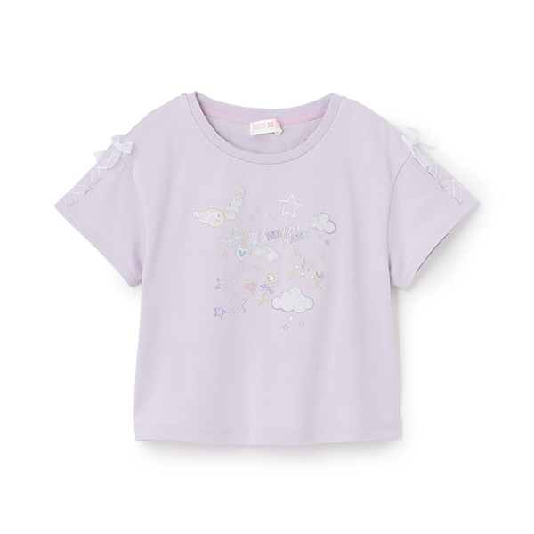 エンジェルモチーフ　半袖Tシャツ