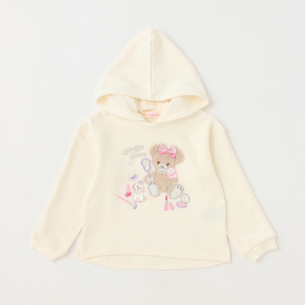 【人気商品再入荷】【直営店で取り扱い無し】クマモチーフパーカ