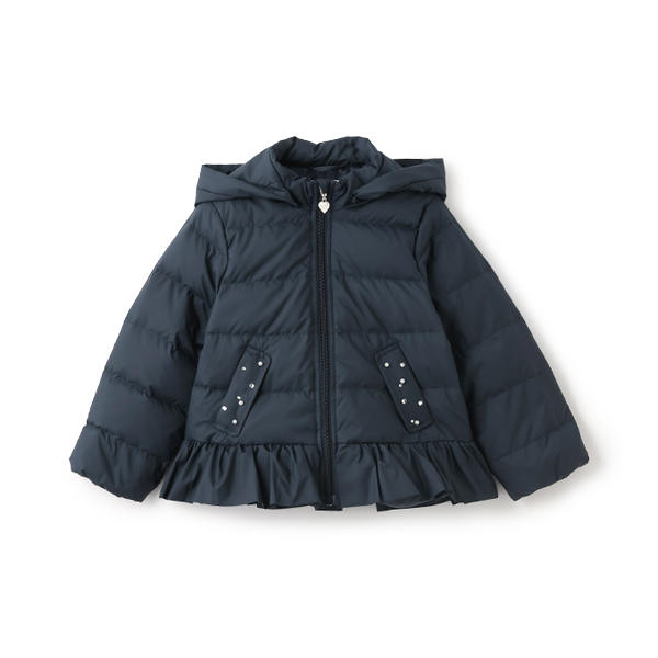 【人気商品再入荷】【直営店で取り扱い無し】ビジューポケット　ショートダウン