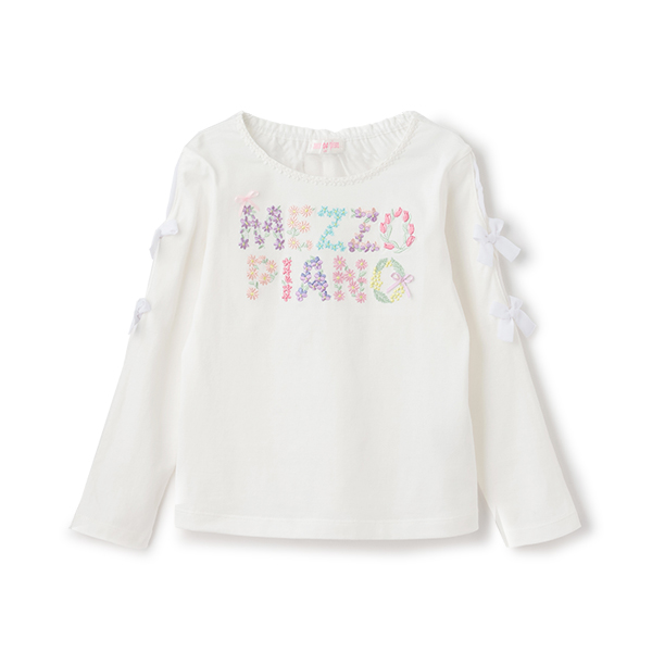 【人気商品再入荷】【直営店で取り扱い無し】花ロゴ　長袖Ｔシャツ