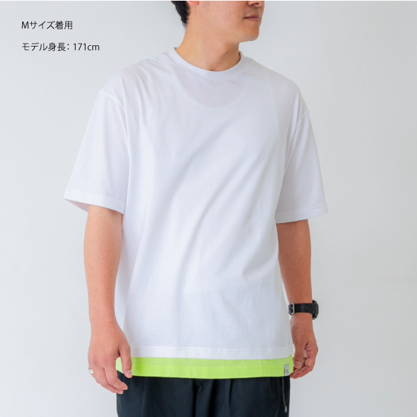 【パパもおそろい】DadカラーレイヤードTシャツ