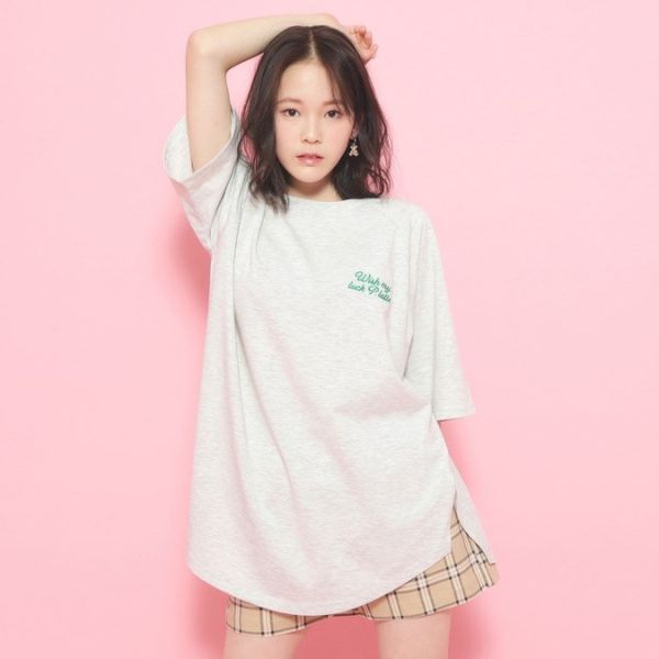 【バックポイントあり!】チュニックTシャツ