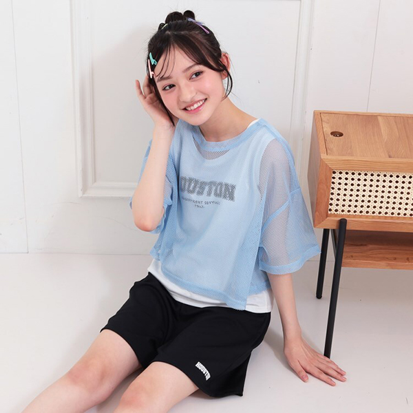 【セットアップアイテム】メッシュコーデ3点セット