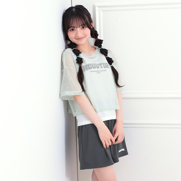 【セットアップアイテム】メッシュコーデ3点セット