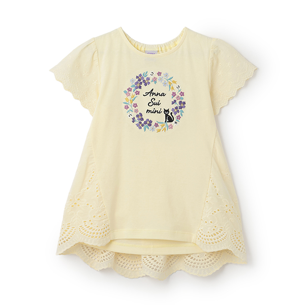 【人気商品再入荷】【直営店で取り扱い無し】花猫刺しゅう 半袖Tシャツ