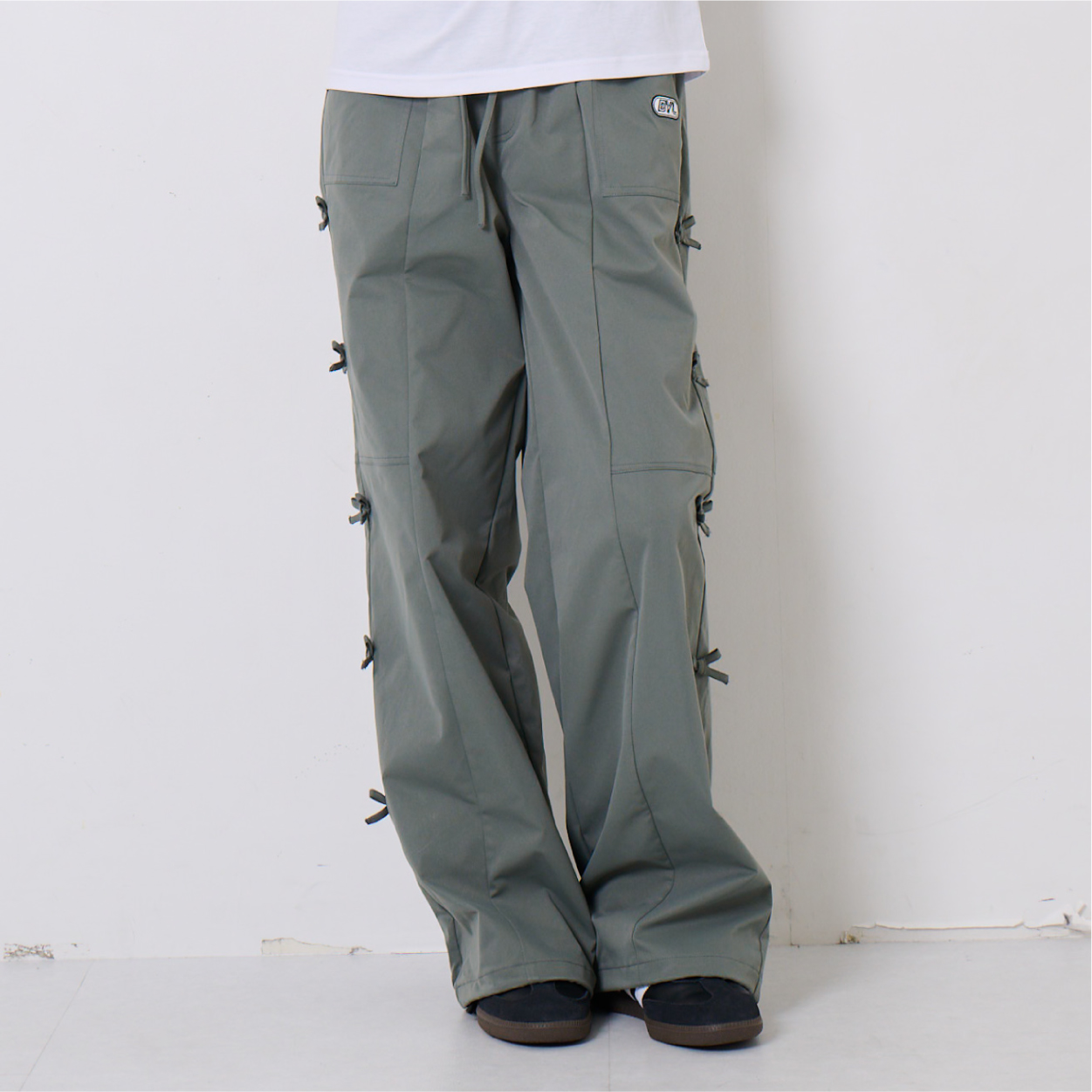 【Cuugal8月号掲載】ミニリボンカーゴパンツ