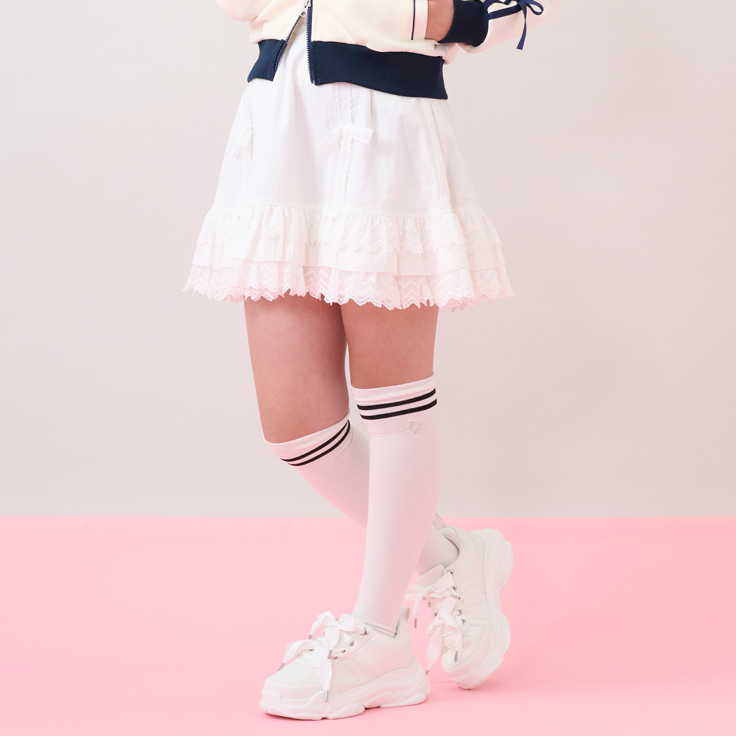 レースティアードスカート