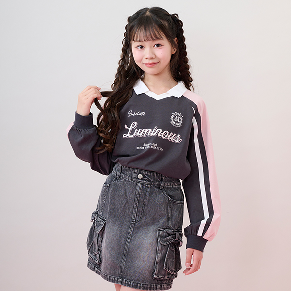 衿つきゲームTシャツ