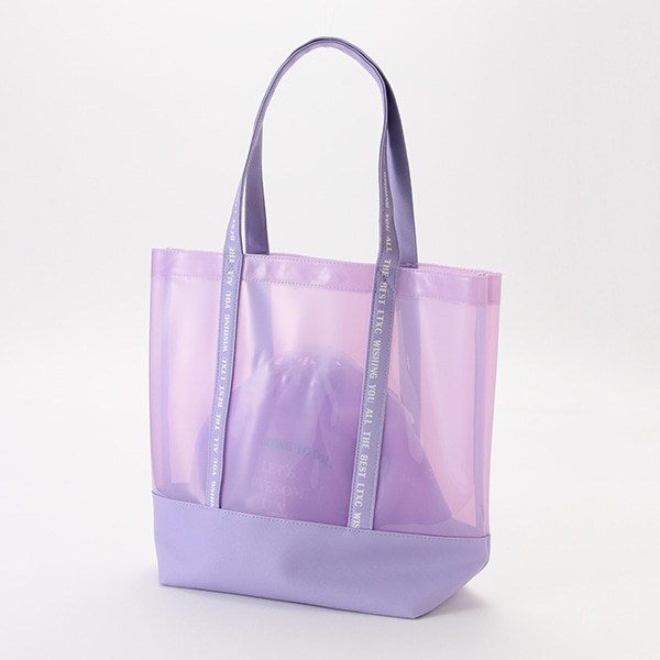 巾着つきビニールトートBAG