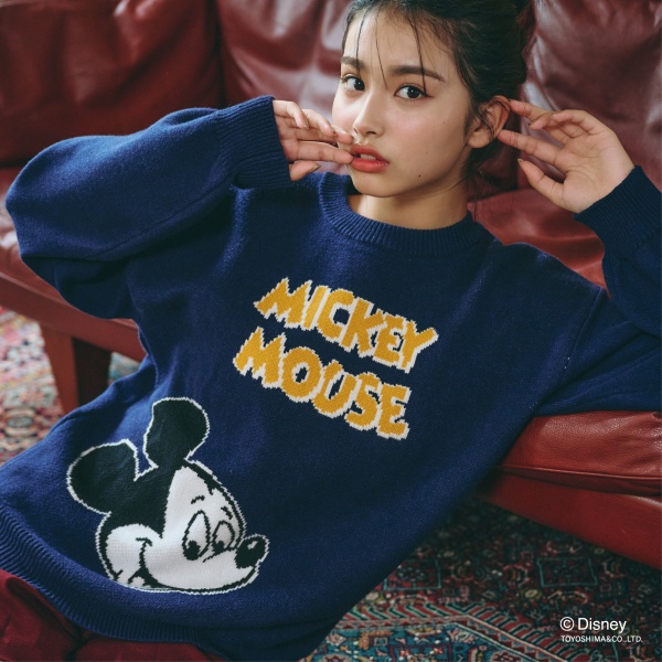 【Disney】ニットプルオーバー