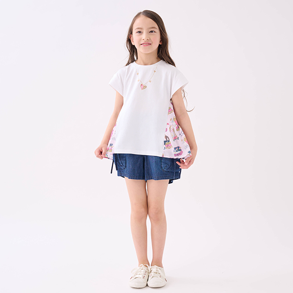 トドラー サイドポケットデニムショートパンツ