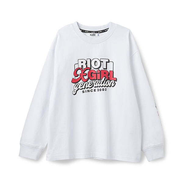 【10月中旬発売予定】ロゴプリント長袖Tシャツ