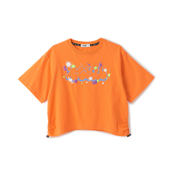 グラフィティロゴペイント半袖Tシャツ
