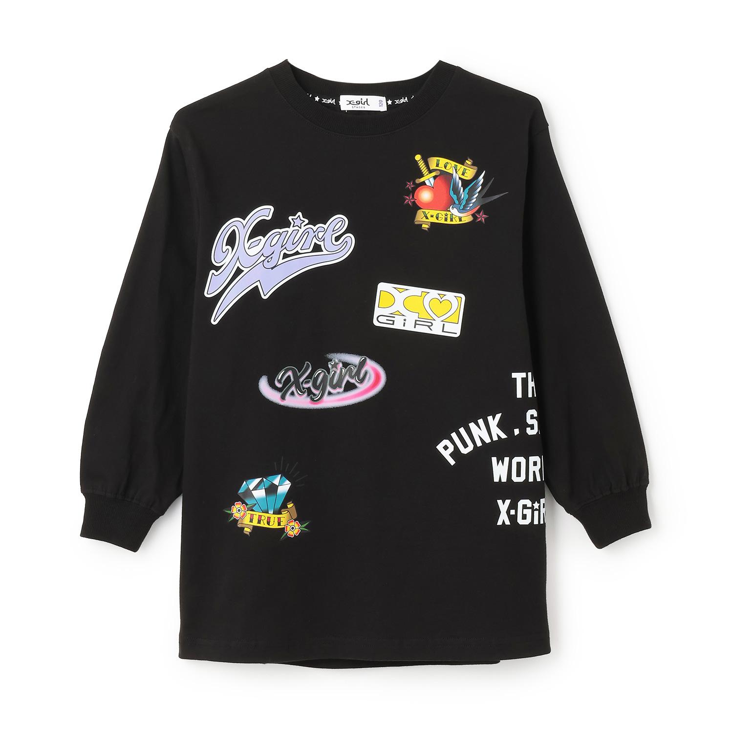 MIXロゴ長袖Tシャツ