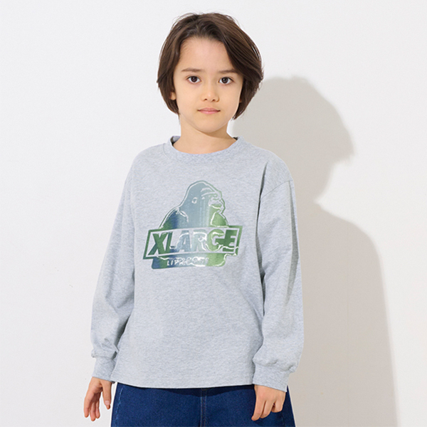 ホログラムスランテッドOG長袖Tシャツ