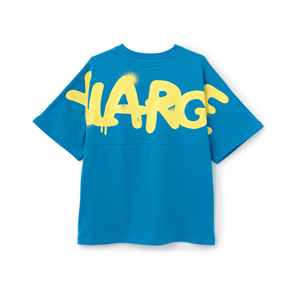 バックスプレーロゴ半袖Tシャツ