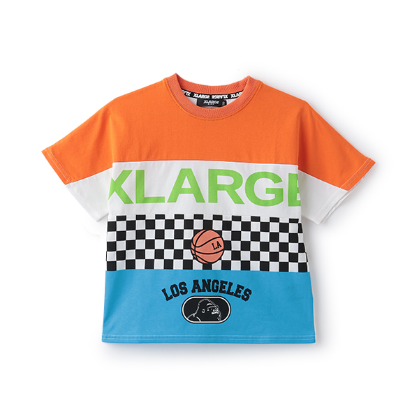 パネル柄半袖Tシャツ