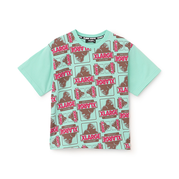 OGゴリラ総柄半袖Tシャツ
